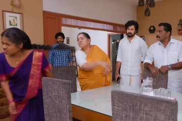 அறிவுக்கரசிக்கு பளார்.. ஈஸ்வரி பற்றி சொன்னதும் அலறிய குணசேகரன்! எதிர்நீச்சல் தொடர்கிறது இன்றைய ப்ரோமோ