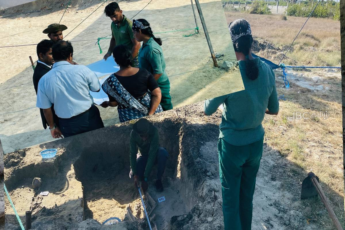 செம்மணி புதைகுழியிலிருந்து மீட்கப்பட்ட கைவளையல் | Chemmani Mass Graves Jaffna