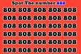 Optical illusion: உங்கள் கண் உங்களை ஏமாற்றுகிறது '808' களில் '888' எங்கே உள்ளது