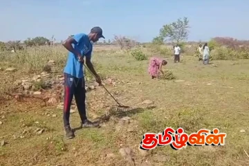 சம்பூர் ஆலங்குளம் மாவீரர் துயிலுமில்லத்தில் சிரமதானம்..!