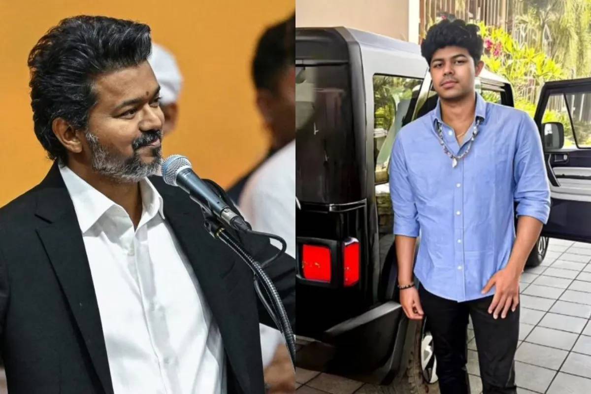 முதல்வர் விஜய் பற்றி பேசிய மகன் ஜேசன் சஞ்சய் - படுவைரலாகும் காணொளி! | Jason Sanjay Reacts To Cm Vijay In Viral Video