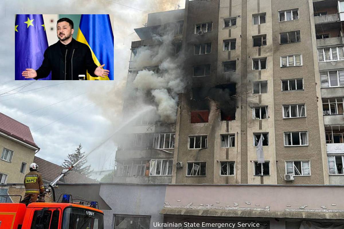 russia strike western ukraine hungary summons