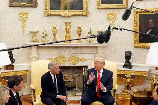 அமெரிக்க கனடிய தலைவர்களுக்கு இடையில் சந்திப்பு | Carney To Meet Trump Sheinbaum Tomorrow In Dc