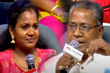 காதல் திருமணத்திற்குள் இவ்வளவு பாசமா? நீயா நானாவில் மருமகளை பார்த்து கண்கலங்கிய மாமனார்!