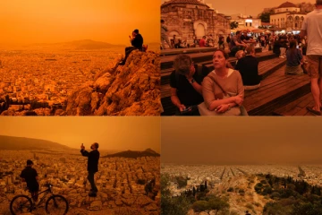 செவ்வாய் கிரகம் போல் மாறிய கிரீஸ் நகரம்: விடுக்கப்பட்டுள்ள எச்சரிக்கை