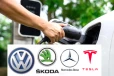 இந்தியாவில் EV கார்கள் தயாரிக்க Skoda-Volkswagen, Mercedes முனைப்பு - ஆர்வம் காட்டாத Tesla