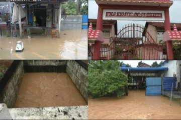 முல்லைத்தீவு புதுக்குடியிருப்பு பகுதியில் வெள்ளம்: அரச திணைக்களங்களின் அசண்டையீனமுமே காரணம் என மக்கள் விசனம்(படங்கள்)