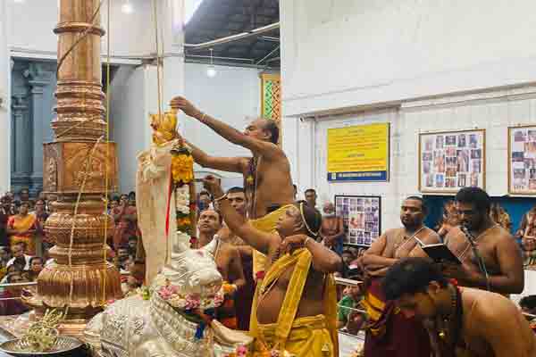 வரலாற்று பிரசித்திபெற்ற முன்னேஸ்வர ஆலய கொடியேற்றம் | Flag Hoisting At Munneswara Temple Festival