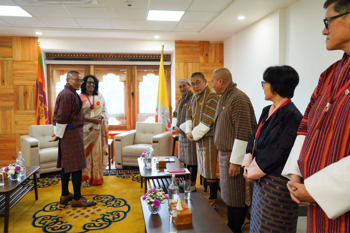 பூட்டான் பிரதமரை சந்தித்த கலாநிதி ஹரிணி அமரசூரிய | Harini Amarasuriya Meets Bhutan S Pm
