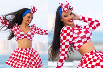 அது மட்டும் நடந்தால், நிர்வாணமாக செல்வேன்! 2022 FIFA உலகக்கோப்பையில் கவர்ச்சி காட்டிவரும் குரோஷியா அழகி உறுதி