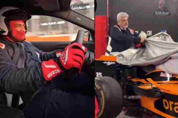 துபாயில் ரேஸ் கார் ஓட்டிய அஜித்தின் மிரட்டலான வீடியோ... எத்தனை கிலோ மீட்டர் வேகம் பாருங்க