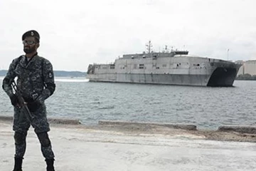 திருகோணமலைக்கு வந்தடைந்த அமெரிக்க கடற்படை கப்பல்!