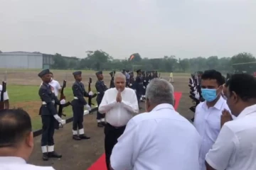 பலப்படுத்தப்பட்ட பாதுகாப்புடன் வன்னி கூட்டுப்படை தலைமையகத்தில் ஜனாதிபதி (Video)