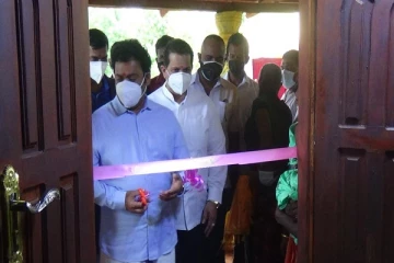 இந்திய உதவியில் நிர்மாணிக்கப்பட்ட  வீடுகள் திறந்து வைப்பு!