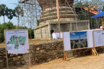 தனியார் காணியில் அமைக்கப்படும் விகாரைக்கு நேரில் சென்ற இராணுவத் தளபதி!