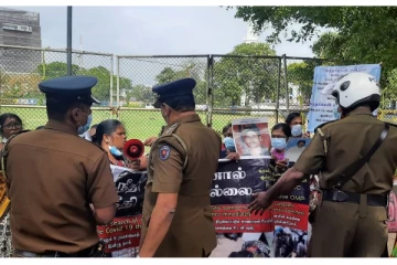 யாழில் காணாமல் போனவர்களின் உறவினர்கள்   ஆர்ப்பாட்டம்