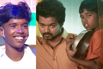 விஜய் இடுப்பில் உட்கார்ந்த சூப்பர் சிங்கர் பூவையார்-ஆ இது!! அதுக்குள்ள 12th முடிச்சிட்டியா..