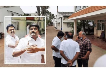 முன்னாள் அமைச்சர் விஜயபாஸ்கர் வீட்டில் ரெய்டு - விஜயபாஸ்கர் மற்றும் மனைவி மீது வழக்குப்பதிவு