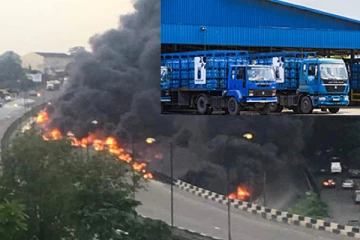 எரிவாயு ஏற்றும் பாரவூர்திகளுக்கும் தீ வைப்பு - கேகாலையில் சம்பவம்