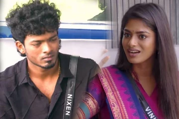 வினுஷாவின் உடலை வைத்து வர்ணித்து பேசி விவகாரம்!! தப்பை உணராத நிக்‌ஷன்..