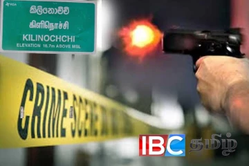 கிளிநொச்சியில் நிறுத்தாமல் சென்ற வாகனம் மீது துப்பாக்கிசூடு