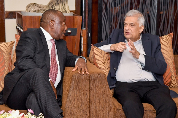 சிறில் ரமபோஷா மற்றும் ரணில் விக்ரமசிங்க-Cyril Ramaphosa and Ranil Wickramasinghe சிறில் ரமபோஷா மற்றும் ரணில் விக்ரமசிங்க-Cyril Ramaphosa and Ranil Wickramasinghe