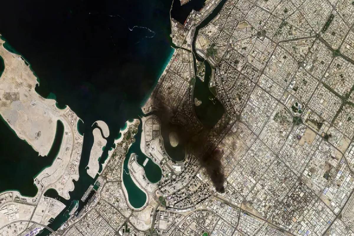 மத்திய கிழக்கு பதற்றம் மத்தியில் துபாயில் ட்ரோன் சம்பவம் | Drone Incident In Dubai Amid Middle East Tensions மத்திய கிழக்கு பதற்றம் மத்தியில் துபாயில் ட்ரோன் சம்பவம் | Drone Incident In Dubai Amid Middle East Tensions