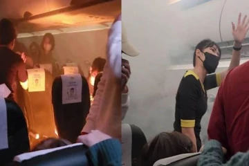 புறப்பட தயாரான விமானத்தில் திடீரென வெடித்து தீப்பற்றி எரிந்த போன் சார்ஜர்!