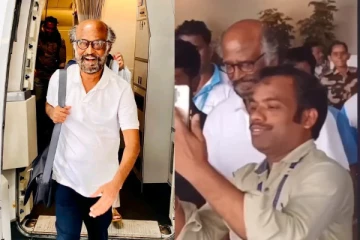 விடாமல் துரத்திய ரசிகர்கள்...நடிகர் ரஜினிகாந்த் ஓட்டம் - விமான நிலையத்தில் பரபரப்பு..!