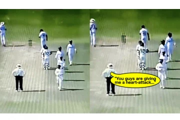 ‘அய்யோ... உங்களால எனக்கு நெஞ்சு வலியே வந்திடும் போல...’ புலம்பிய அம்பயர் - வைரலாகும் வீடியோ