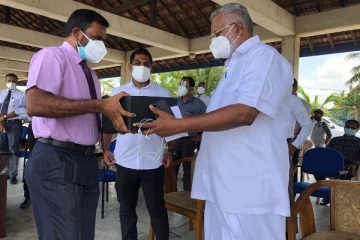 V.M.S கண்காணிப்பு உபகரணங்கள் அமைச்சர் டக்ளஸ் தேவானந்தாவினால் கையளிப்பு