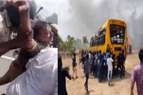 கள்ளக்குறிச்சி கலவரத்தில் இரண்டு மாடுகள் திருட்டு..! | Two Cows Stolen In Kallakurichi Riots