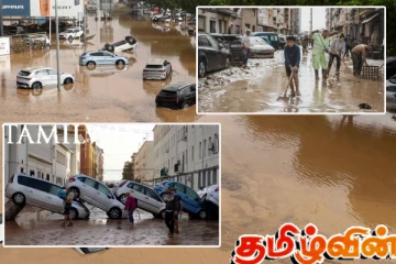 ஸ்பெயினில் வெள்ளத்தில் சிக்கி உயிரிழந்தோரின் எண்ணிக்கை அதிகரிப்பு