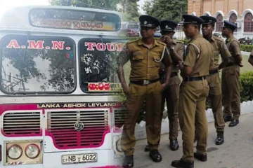 அதீத மதுபோதையில் தனியார் பேருந்தை செலுத்திய சாரதியால் சர்ச்சை