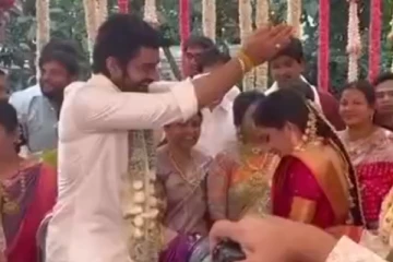 தெலுங்கு நடிகர் நாக சவுர்யாவிற்கும் - அனுஷா ஷெட்டிக்கும் திருமணம் முடிந்தது.. திருமண வீடியோ இதோ