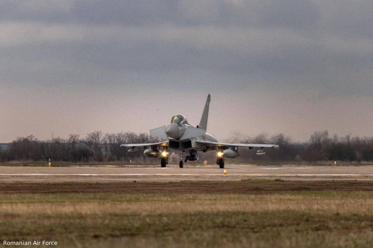 romania raf shoot russian drones over ukraine