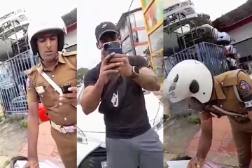 நான் யார் என்று தெரியுமா..! பொலிஸாரை மிரட்டிய நபர் - வெளியான காணொளி(Video)