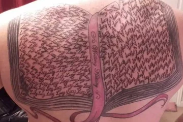 உடலில் மகளின் பெயரை பச்சை குத்தி சாதனை படைத்த பிரித்தானிய தந்தை!