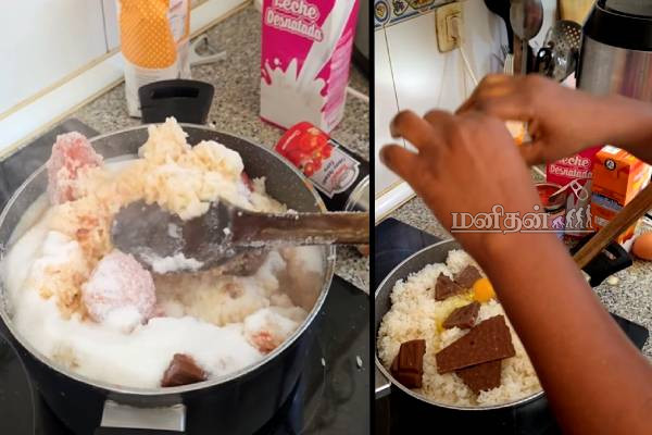 சுடு சோற்றில் Dark chocolate, முட்டை- இணையவாசிகளின் வெறுப்பை சம்பாதித்த Video | Hotrice Mixed Dark Chocolate Tomato Juice Video சுடு சோற்றில் Dark chocolate, முட்டை- இணையவாசிகளின் வெறுப்பை சம்பாதித்த Video | Hotrice Mixed Dark Chocolate Tomato Juice Video