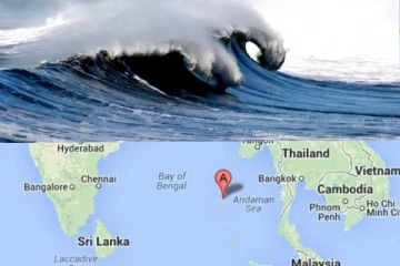 අන්දමන් දූපත් ආශ්රිත ව සිදුවූ දේ..මුහුදු රළ මීටර් 3කින් වැඩි වෙයි..ලංකාවට අනතුරු අඟවයි..