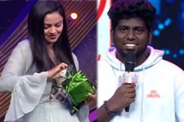 பூஜாவால் மேடையில் கண்கலங்கிய டி.ஜே.பிளாக்! கொடுத்த பரிசு என்ன? இதுக்குத்தான் இவ்ளோ பாட்டு போட்டீங்களா?