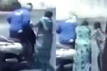 மூதாட்டியின் செயினை பறிக்க முயன்ற இளைஞர் - அடித்தே துரத்திய சிறுமி!