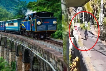 கொழும்பு நோக்கிச்சென்ற சொகுசு தொடருந்தில் மோதி இளம் பெண் உயிரிழப்பு