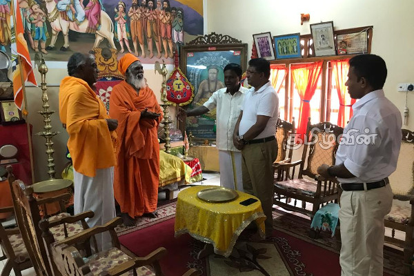 நல்லை ஆதீன முதல்வரை சந்தித்த தொல்பொருள் திணைக்களத்தின் பணிப்பாளர் (PHOTOS) | Directorate Of Archaeology Meet Atheenam