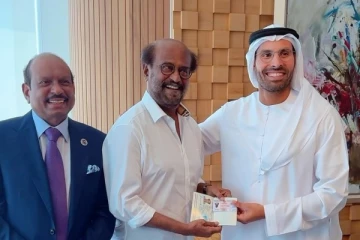 ரஜினிக்கு வெளிநாட்டில் கிடைத்த கௌரவம்! நன்றி தெரிவித்து வீடியோ