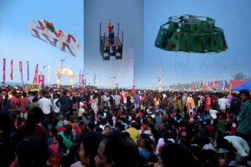 யாழில் நடைபெற்ற ராட்சத பட்டத்திருவிழா