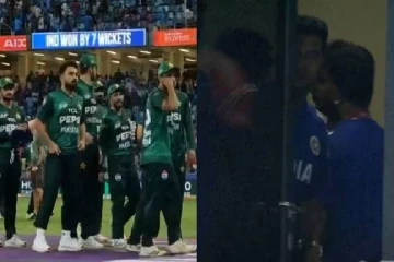 வெற்றிக்கு பின்.., பாகிஸ்தான் வீரர்களுக்கு கைகுலுக்காமல் ட்ரஸ்ஸிங் ரூம் கதவுகளை மூடிய இந்திய வீரர்கள்