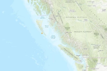 பிரிட்டிஷ் கொலம்பியாவில் நில நடுக்கம்