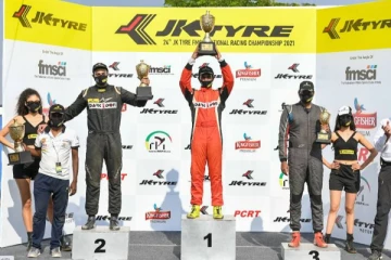 ஜேகே டயர் எஃப்.எம்.எஸ்.சி.ஐ தேசிய பந்தய சாம்பியன்ஷிப் : சென்னை வீரர் விஷ்ணு பிரசாத் முதலிடம்