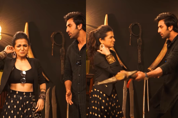 டிடி மீது செம கோபமான ரன்பீர்! இதுக்கு பேரு ப்ரோமோஷனா.. | Dd And Ranbir Shamshera Funny Promotion Video